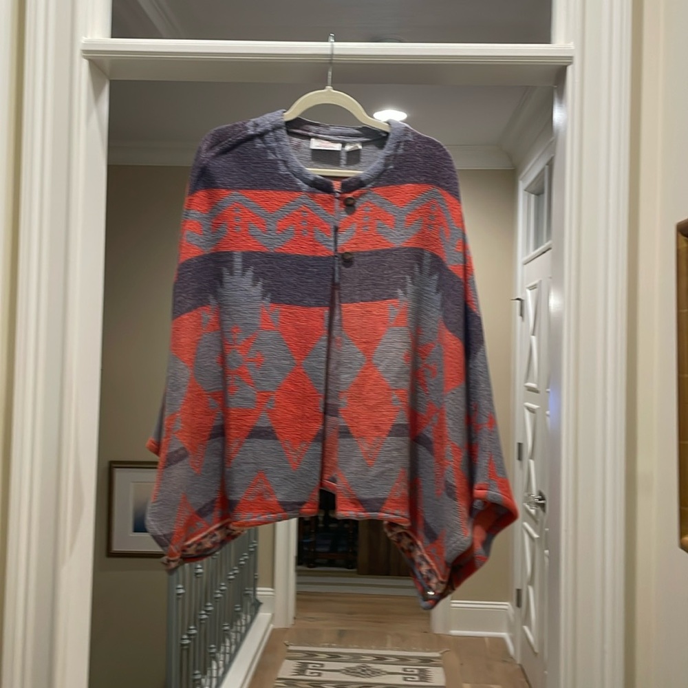 Adore designs blanket poncho (bw)